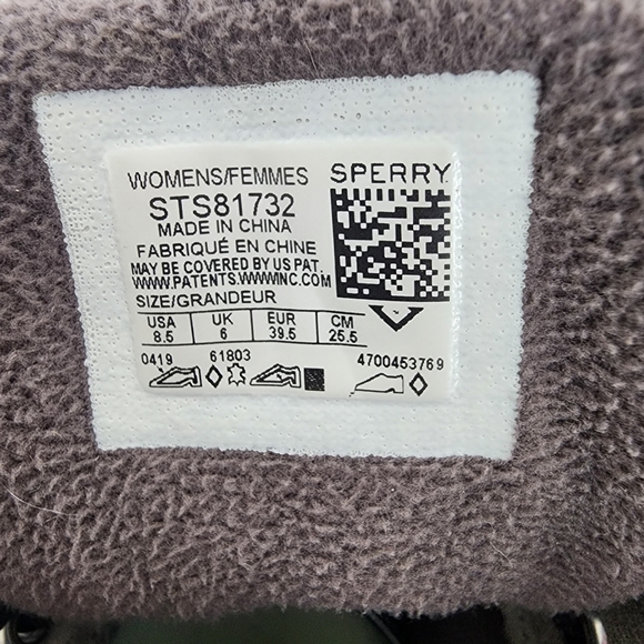 Sperry Size 8.5 Grey Saltwater Duck Waterproof Boots - Picture 5 of 10